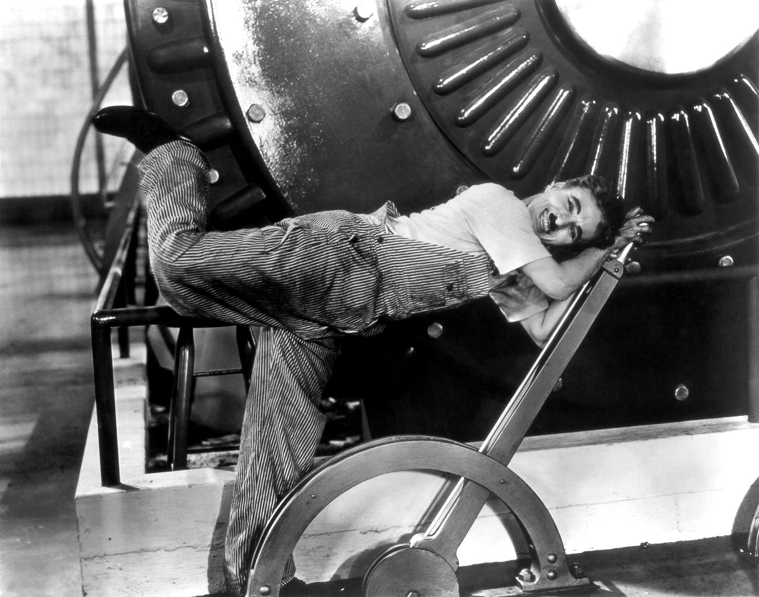 Afbeelding uit film Modern Times